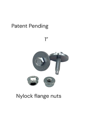 "Body Washer Bolt" SILVER 1" KIT