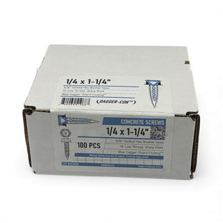 Concrete Screws HWH 100pk