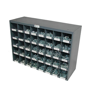 Stainless steel bolt bin (3800+pieces)