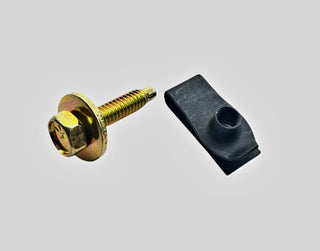 Gold body bolt kit with body clips (100pk)