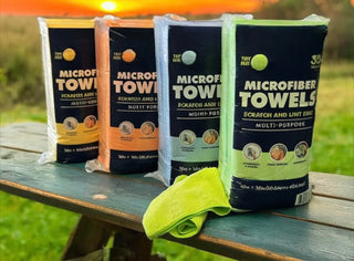 Microfiber Towels Scratch and Lint Free 36pk